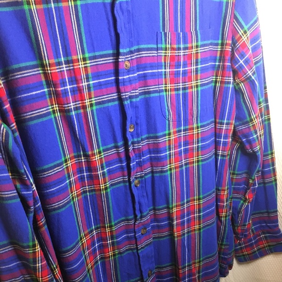 Saddlebred | Men’s 100% Cotton Colorful Plaid Button Down Shirt - Picture 4 of 12